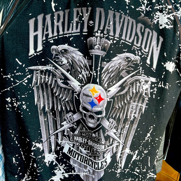 Large Men’s Tee - HD & Steelers crossbrand - Picture 5 of 5